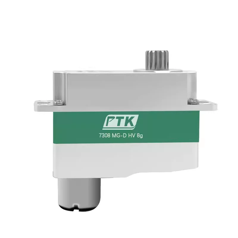 PTK 7308MG-D 7308H Planör DLG F3K Yüksek Hızlı Tüm Metal Dijital Mini Direksiyon Dişli 8g Değiştirir KST X08
