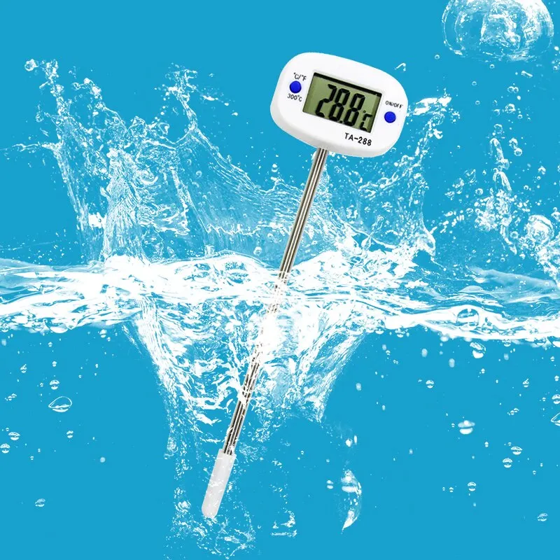 Thermometer Drink Measuring Tool Kitchen Oil Temperature Coffee Barbecue Milk Water Thermometer Pin Bbq