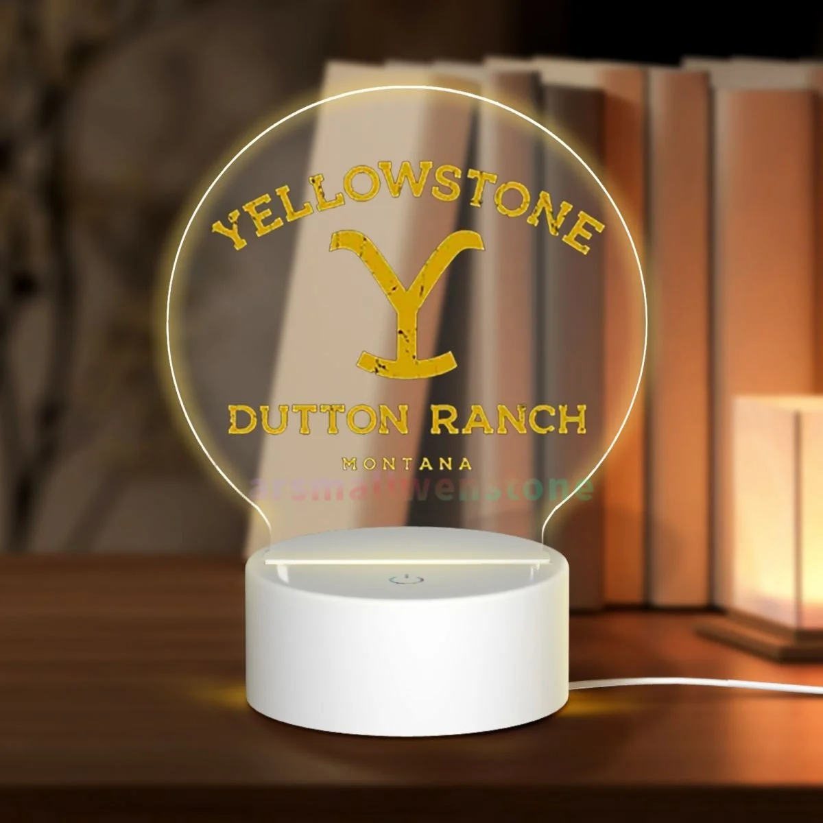 Yellowstones Dutton Ranch Acrylic Photo Lamp Photo LED Night Light,Photo Frame,Gift for Couple, Anniversary Gift,Art Decoration