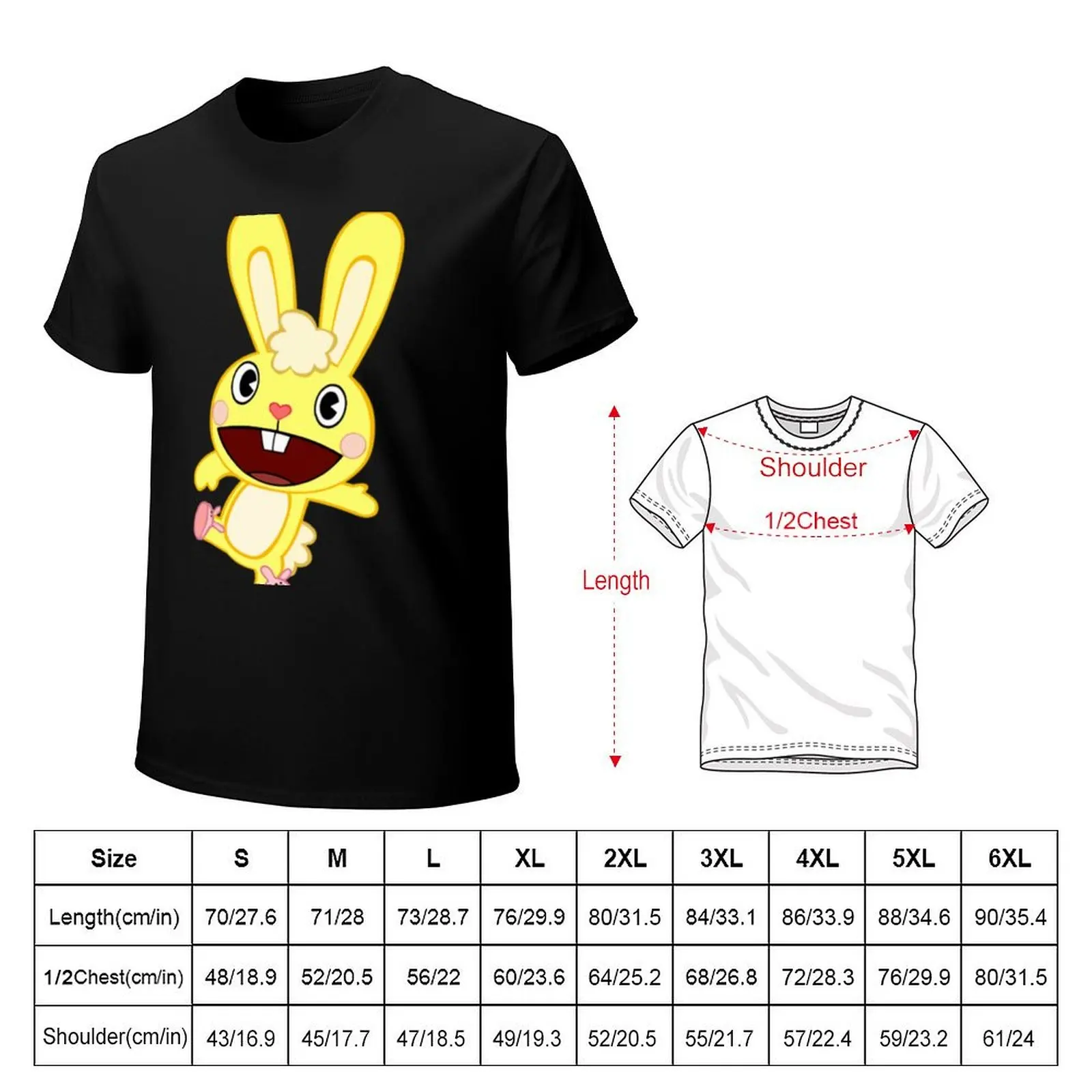Cuddles Happy Tree Friends friends T-Shirt Sporty Breathable Short Sleeve T-Shirt