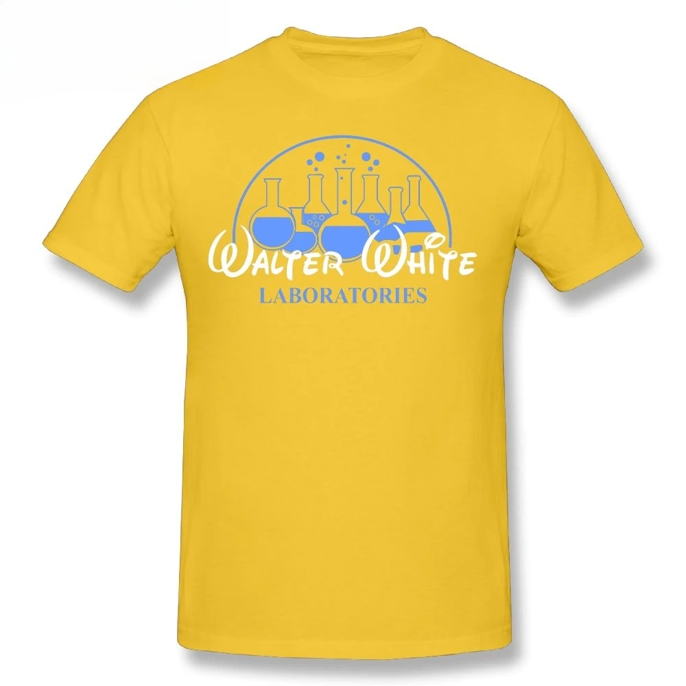 Men's Walter White Laboratories T Shirt Breaking Pinkman Bad AMC Heisenberg Mr White Cotton Tops T-Shirts men clothing image 3