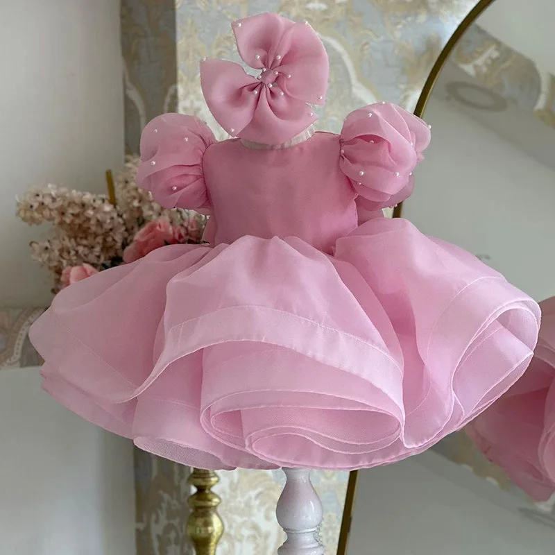 2025 Sweet Girls Princess Dress - Soft Puffy Tulle Piano Recital & 1st Birthday Party Pageant Gown Girls Dresses for Kids