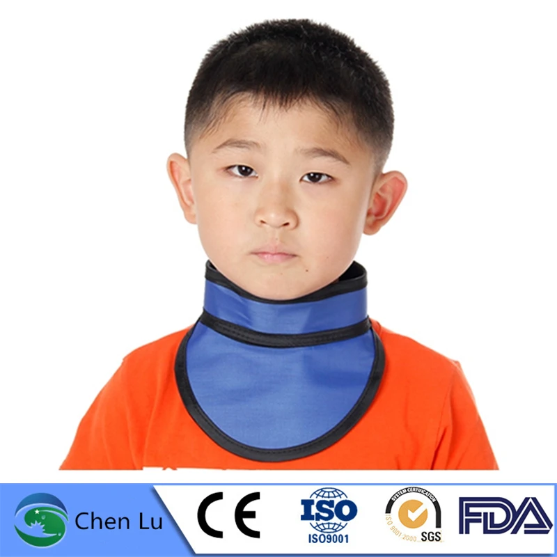 Genuine radiological protection Children thyroid collar x-ray gamma ray protective 0.5mmpb Children lead rubber collar