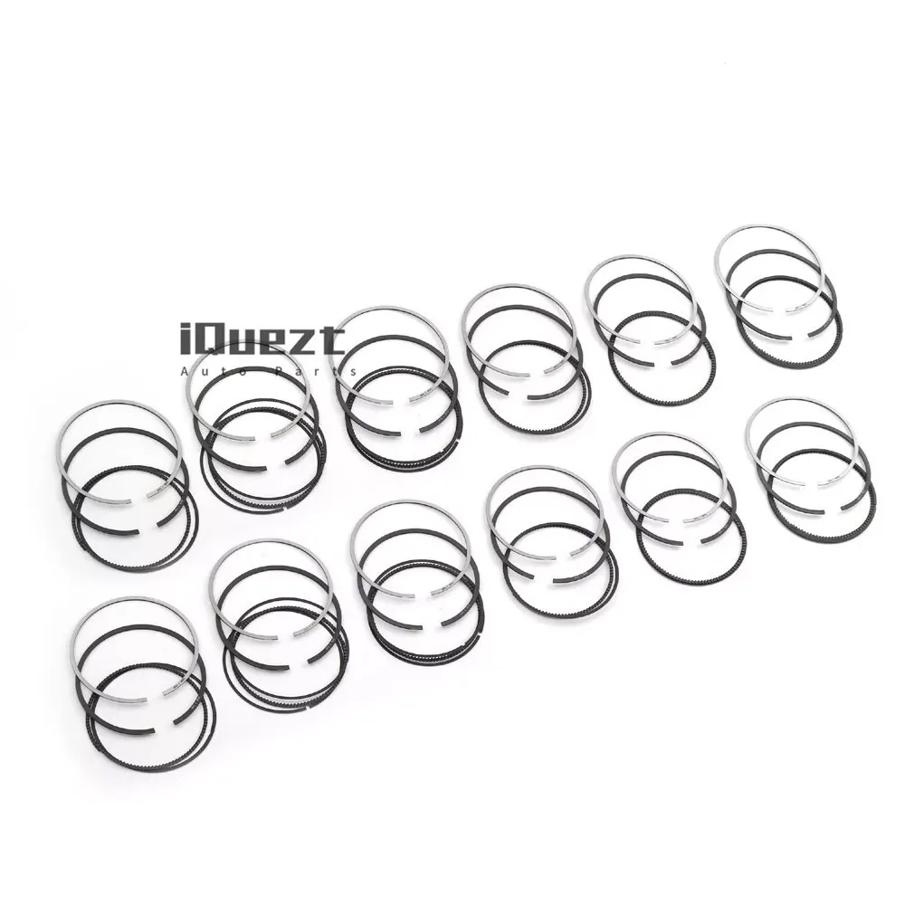 12pcs Piston Rings Set STD Mahle for Ferrari 599 GTB Fiorano Enzo 6.0 V12 F140 198025