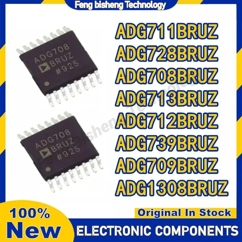 

ADG708BRUZ ADG709BRUZ ADG711BRUZ ADG712BRUZ ADG713BRUZ ADG728BRUZ ADG739BRUZ ADG1308BRUZ ADG IC Chip TSSOP-16 in Stock