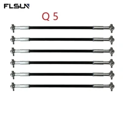 Original FLSUIN 3D Printer QQ-S-PRO/SR/Q5 Parts Delta Kossel Fiber Carbon Push Rod Parallel Arm Set Accessories