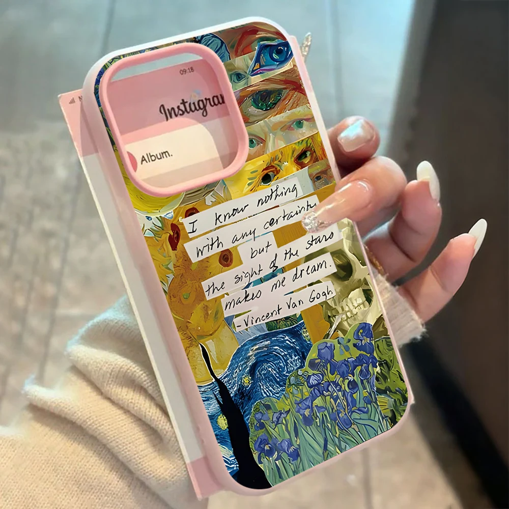 Für Samsung Galaxy A16 A15 A55 A35 A36 A56 S26 S25 S24 Ultra S23 S21 S22Plus Van Gogh Kunst-Kollage TPU Handyhülle Silikon-Cover – Detail 1