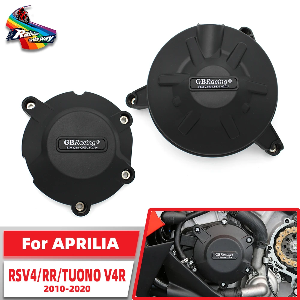 

For Aprilia RSV4 R 2010-2021 RSV4 RR 2015-2021 Tuono V4R / V4 1100 Motorcycle Accessories GB Racing Engine Protection Cover
