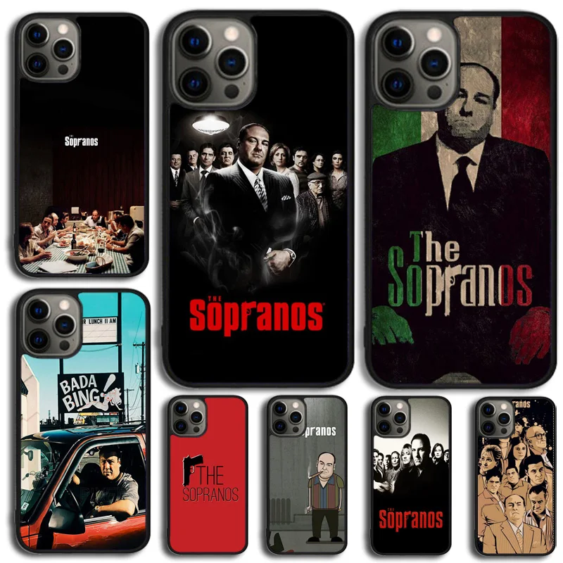 The Sopranos TV Series Phone Case For iPhone 14 15 16 13 12 Mini Max Cover For Apple iPhone 11 Pro Max 8 7 Plus SE2020 Coque