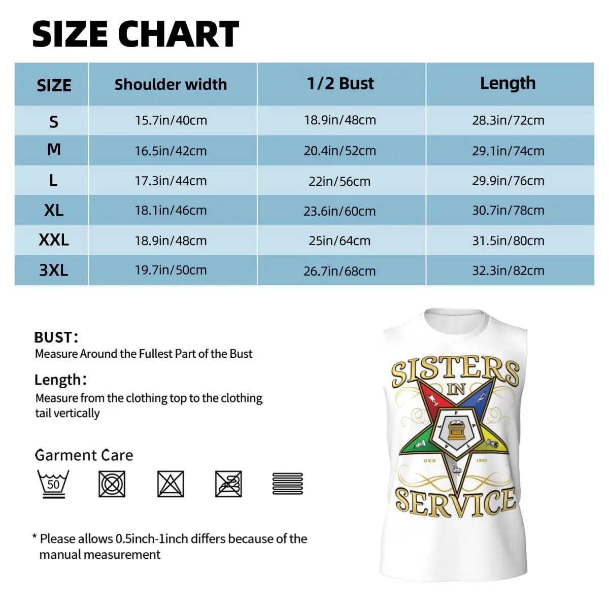 OES Emblem Order Of The Eastern Star Men Printed Sleeveless T-shirt Casual Hip Hop Street Style Beach Holiday Tank Tops
