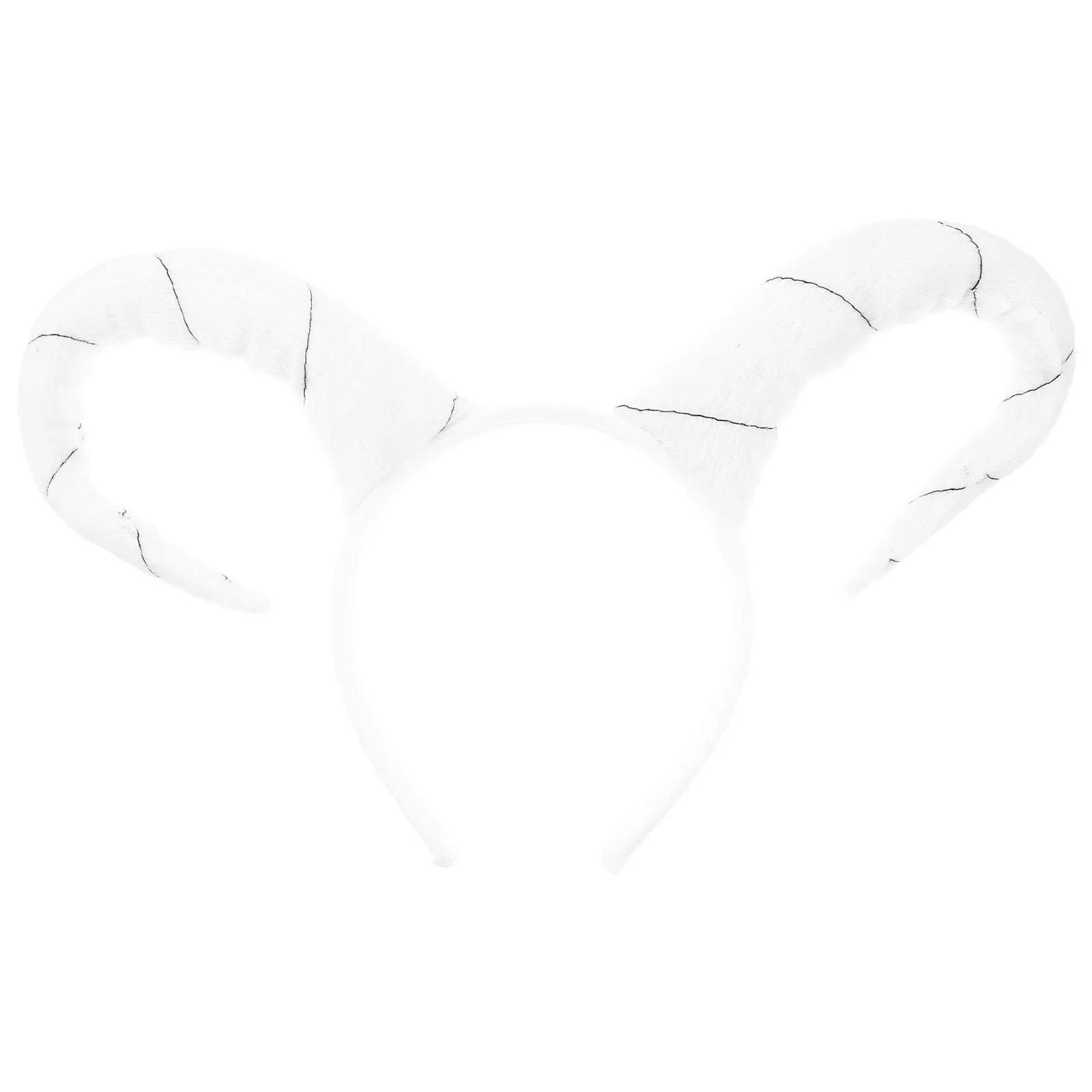 tiara-de-cabelo-com-chifres-de-touro-brancos-simulados-premium-confortavel-nao-risca-a-pele-para-festas-e-eventos-design-exclusivo-e-exagerado