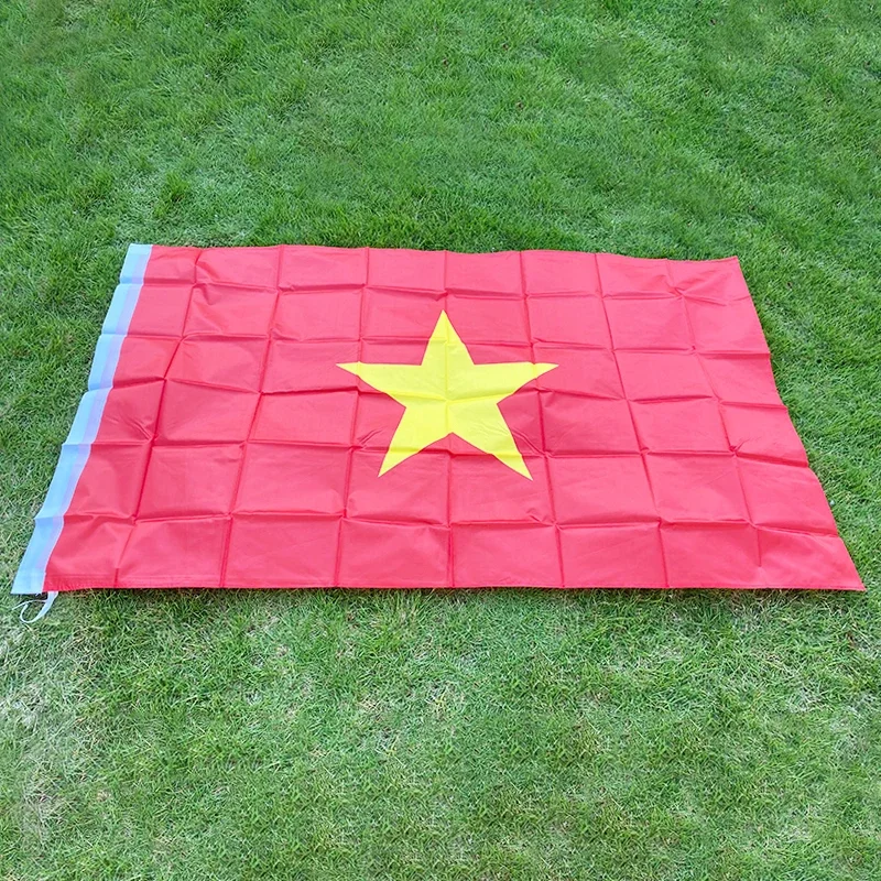 

150x90cm Vietnam Flag polyester double side printed Vietnam National flag banner for decor