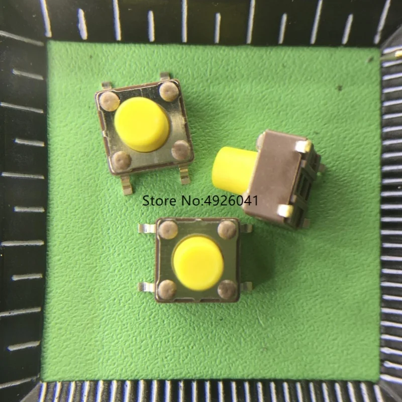 10 Uds nuevo Original DTSM-63N/Y-S-V-T/R SMD 4 pines DTSM-63N interruptor de botón táctil 6*6*7 micro-movimiento de botón