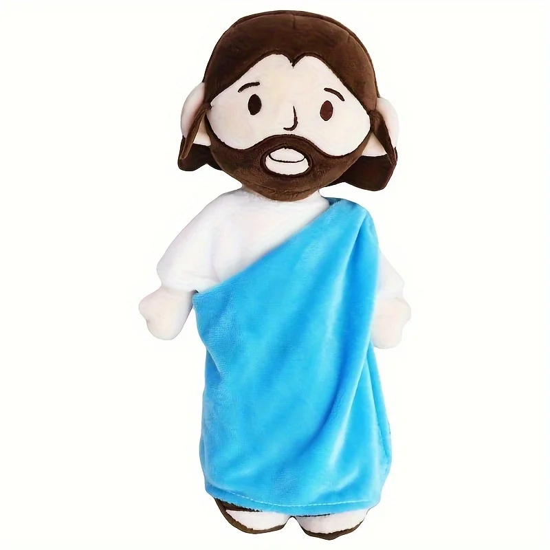 

Jesus Plush Doll Guardian Angel Baptism Plush Toy Children's Baptism Religion Easter Gift