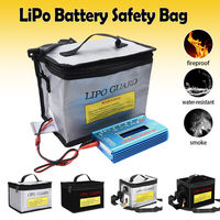 Lipo Battery Safety Bag Portable Explosion-proof Fireproof Storage Bag RC Lipo Battery Guard Safe Storage Handbag New