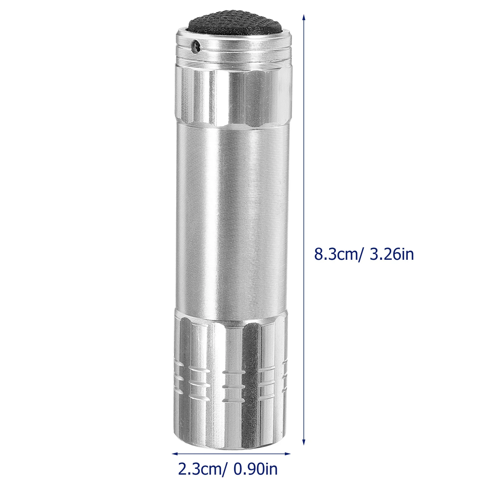 Scatola per nascondere la torcia contenitori per scomparti nascosti sicuri segreti UV Red Storage portatile per lattina da viaggio