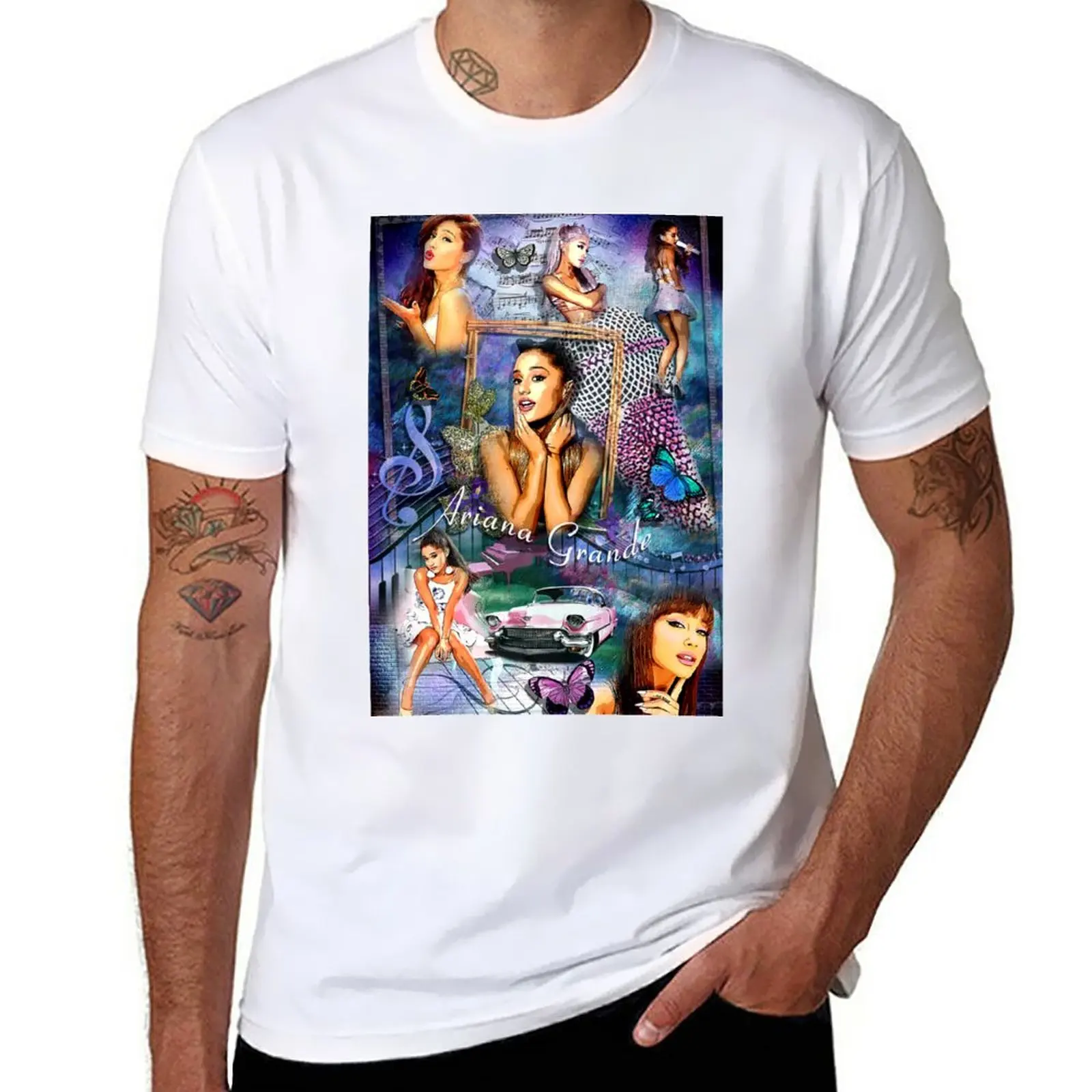 New Arianna Grande Poster T-Shirt oversized t shirt quick drying t-shirt cute clothes heavyweight t shirts mens clothing