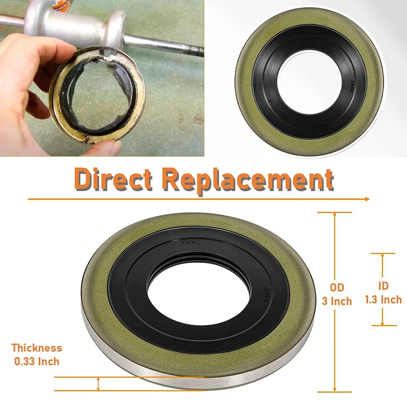 Sello de grasa de rodamiento de cardán para Mercruiser Alpha One Gen 1 y 2 Bravos I,II y III, reemplaza a 26-88416, GLM 85910, Sierra 18-2094