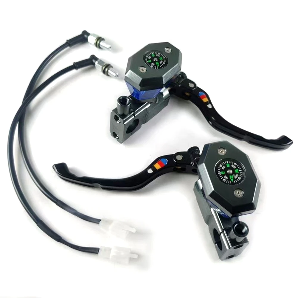 Motorcycle Electric Vehicle 16mm Disc Brake Upper Pump Hydraulic Clutch Brake Lever Handle 22mm Dirt Bike Universal Modify Parts