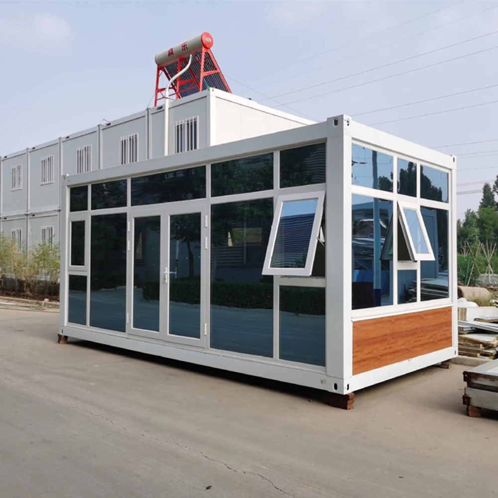 

2024 20FT Popular Quick Splicing House Sunny Prefabricated Container Frame Assembly House Glassy Easy Handy House