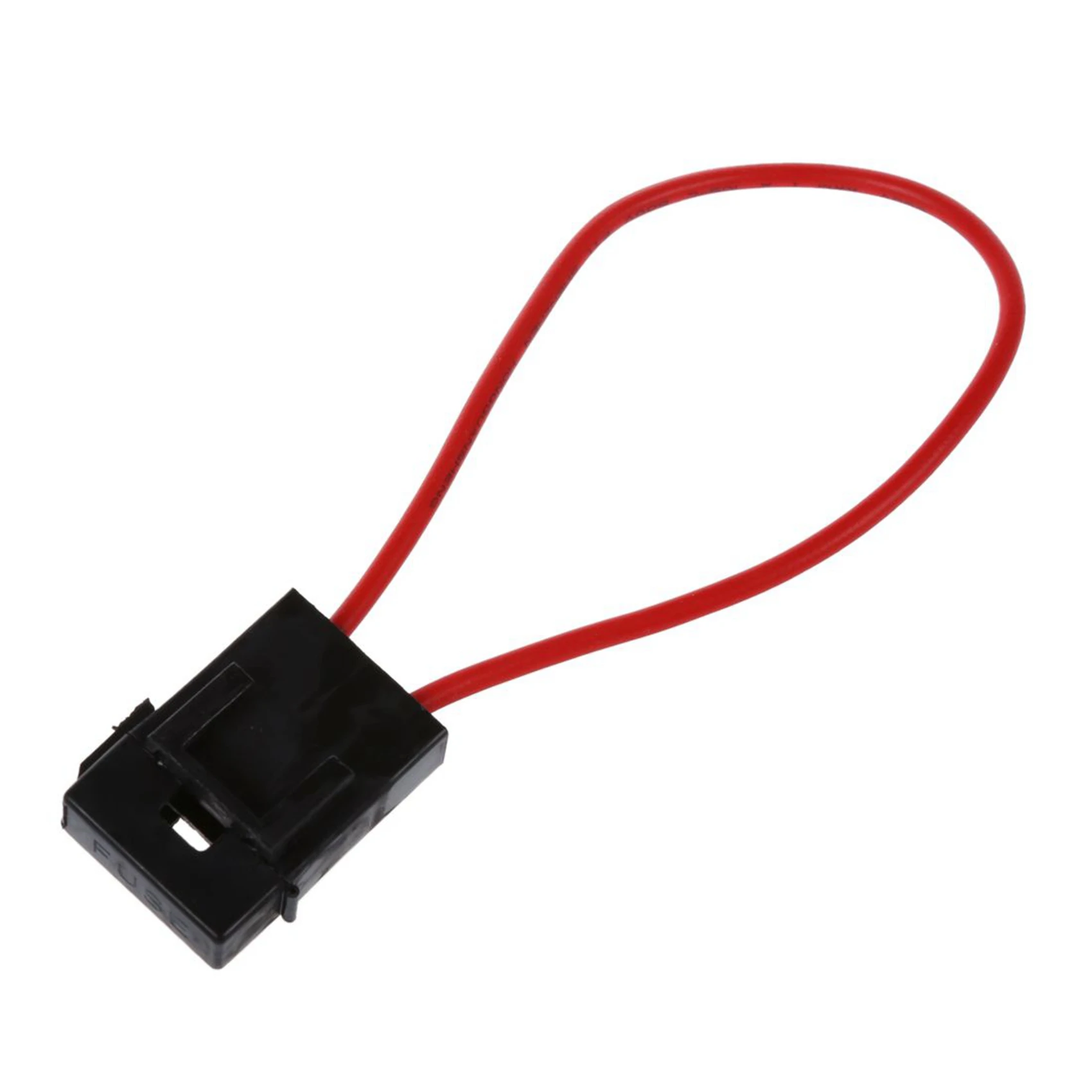 AS60-30A Wire In-Line Fuse Holder Block Black Red For Car Boat Truck 60Pcs