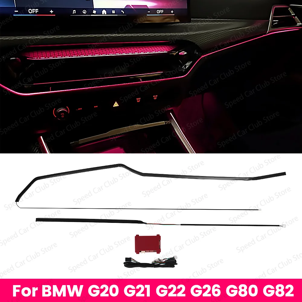 

LED Center Console Instrument Lights for BMW New 3 Series G20 G21 G22 G26 G80 11 Colors Installation Kit Included