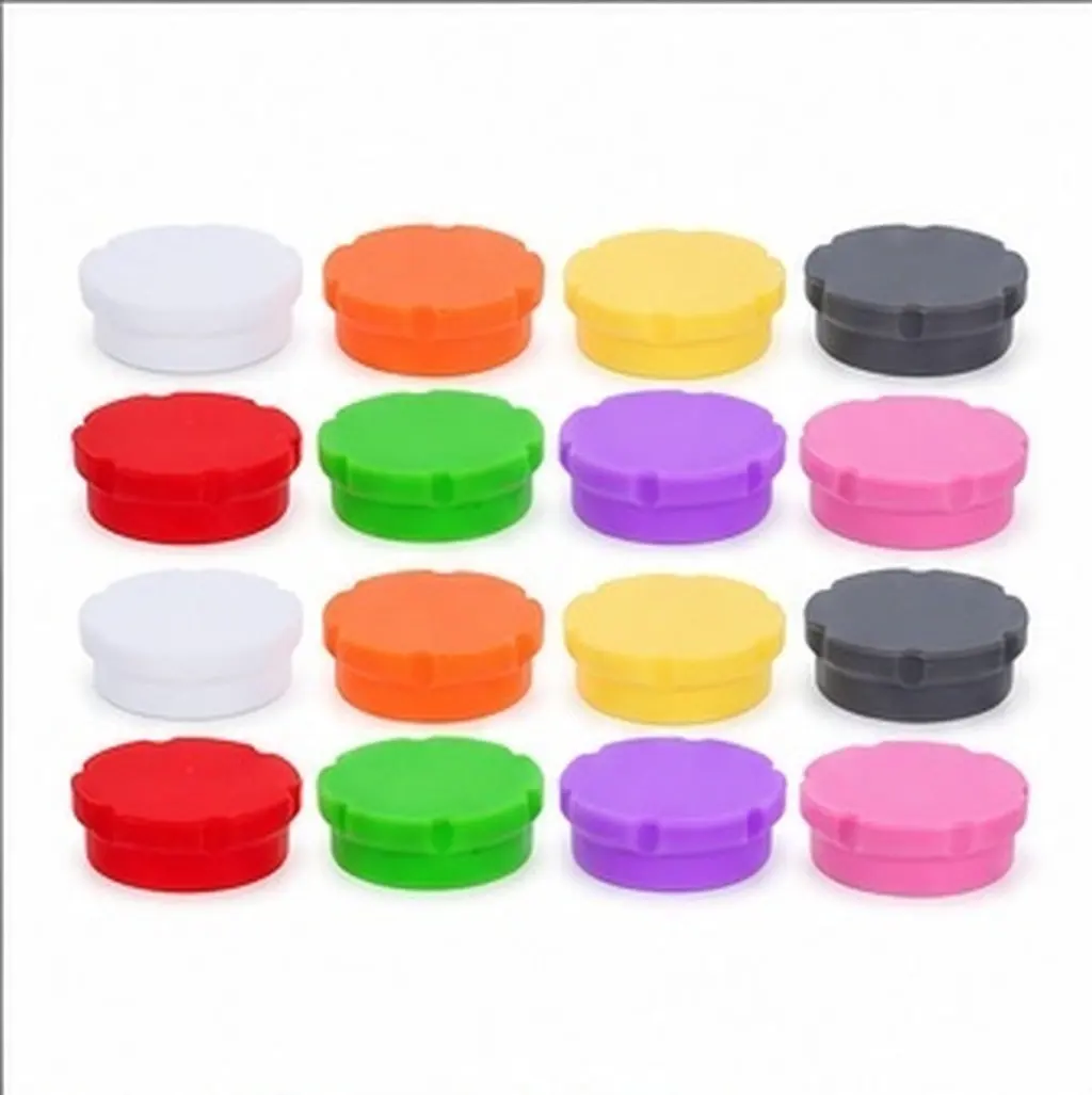 16Pcs Glass Bottle Caps Silicone Leakproof Dustproof Protective Cover Reusable for 5Ml Lab Vials Sample Bottles