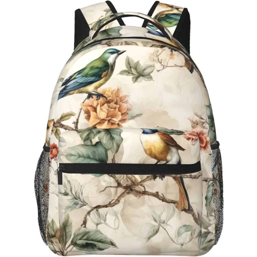 

Сумка для ноутбука «Снова в школу», легкий рюкзак для ноутбука с забавной птицей, легкий многоцелевой дорожный повседневный рюкзак унисекс для колледжа B