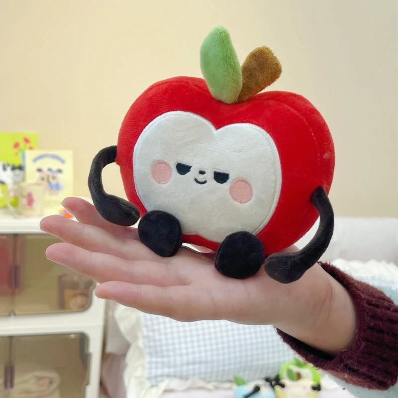 Squishy vermelho ou verde maçã brinquedo de pelúcia travesseiro recheado macio fruta maçã boneca bonito huggable travesseiro crianças presente aniversário natal