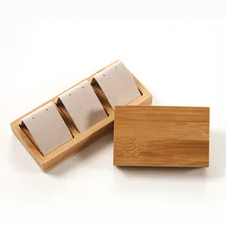 Bamboo Stud Earrings Wooden Earrings Storage Rack Earrings Pendant Display Props Multiple Optional Stud Holders