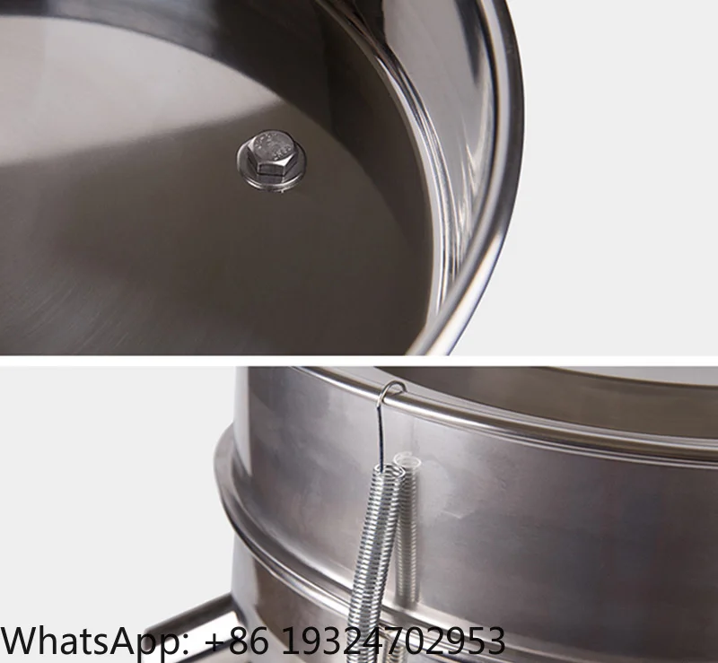 Top Selling 110V Automatic Vibrating Sifter Shaker Machine Industrial Food Processing for Powder With 80 Mesh Screen Sieve
