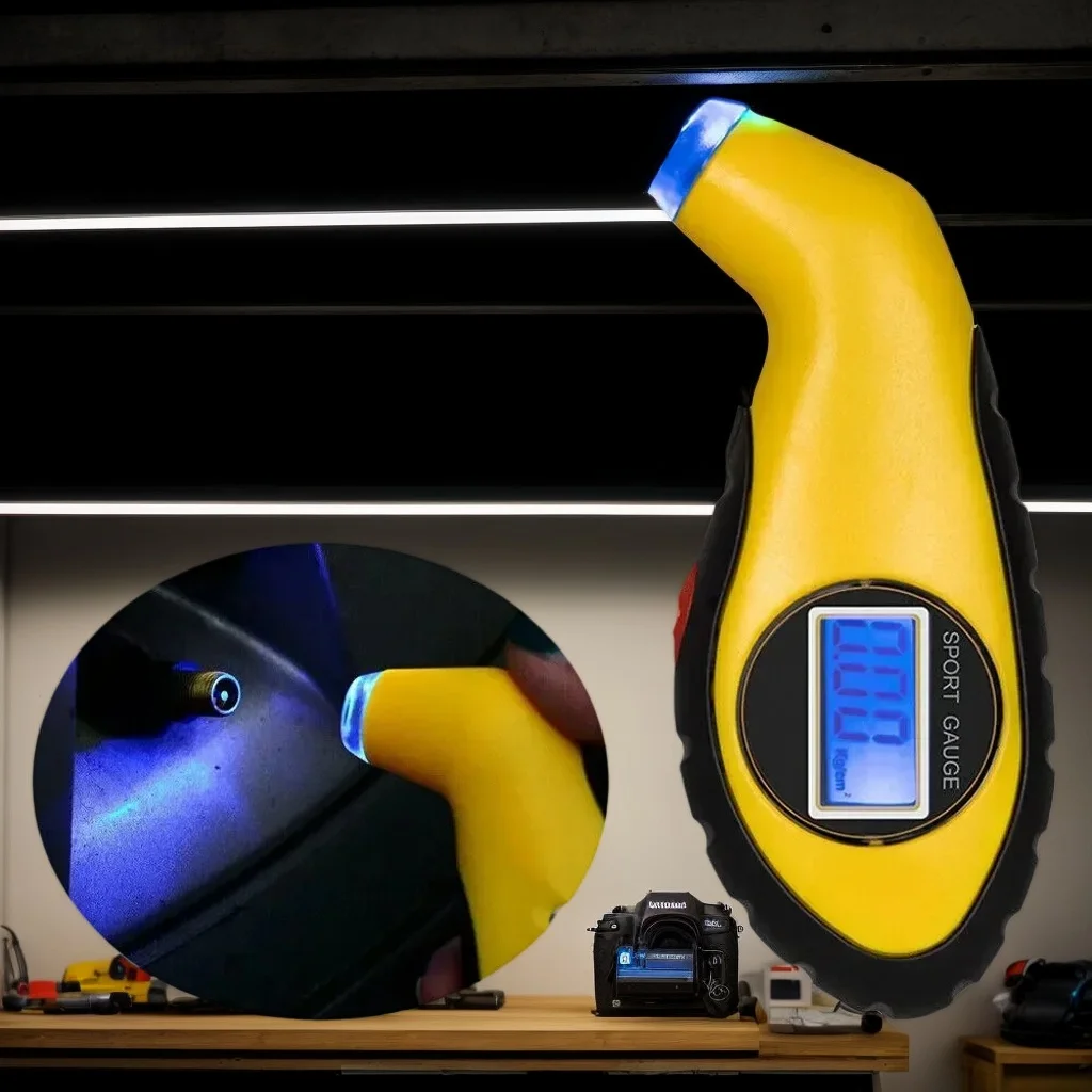 

Цифровой автомобильный манометр в шинах - ЖК-измеритель PSI для велосипедов/грузовиков/автоматических шин