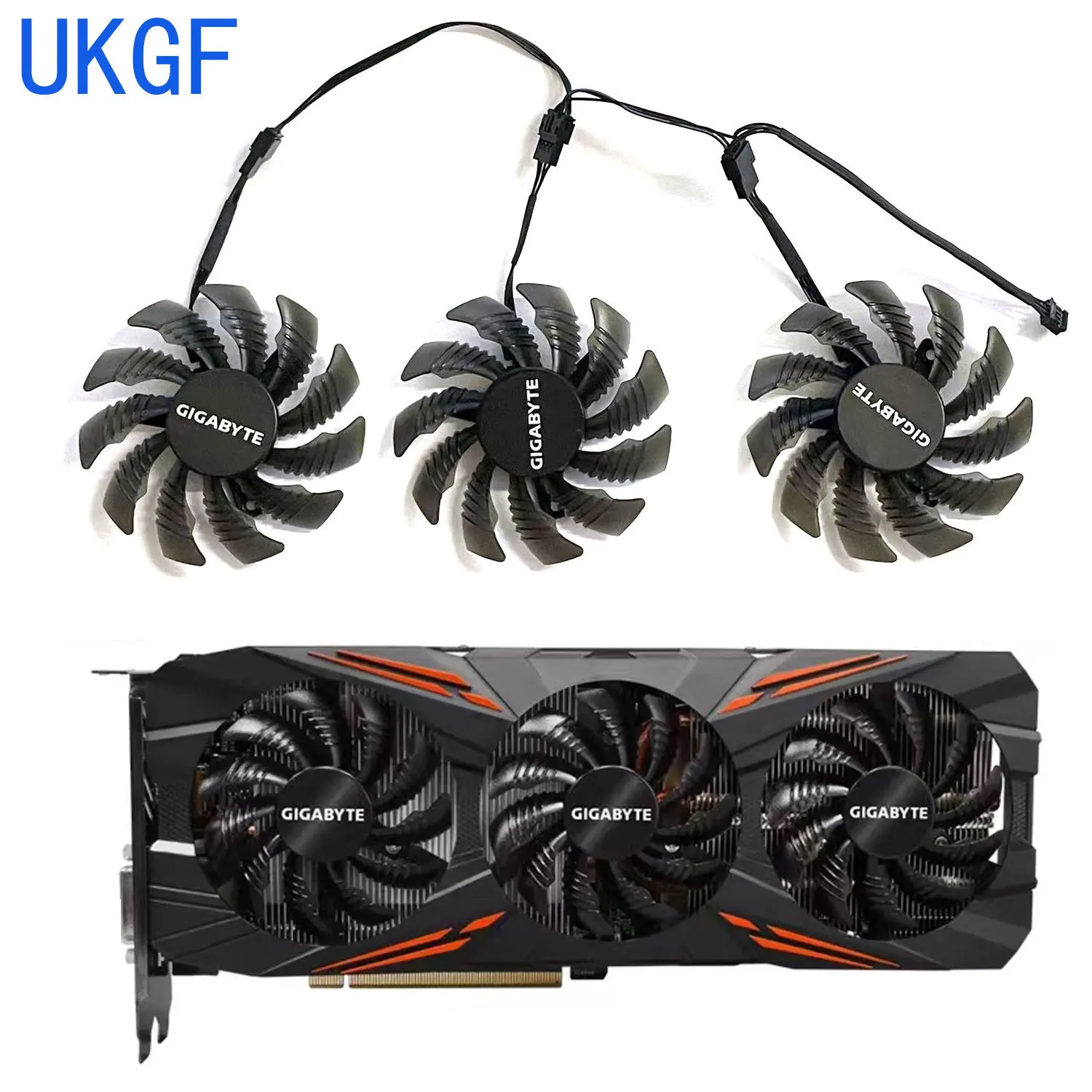 75MM T128010SU PLD08010S12H 0.35A 4 PIN for Gigabyte AORUS GTX 1060 1080 1070 Ti G1 gaming fan GTX1070Ti G1 gaming graphics card