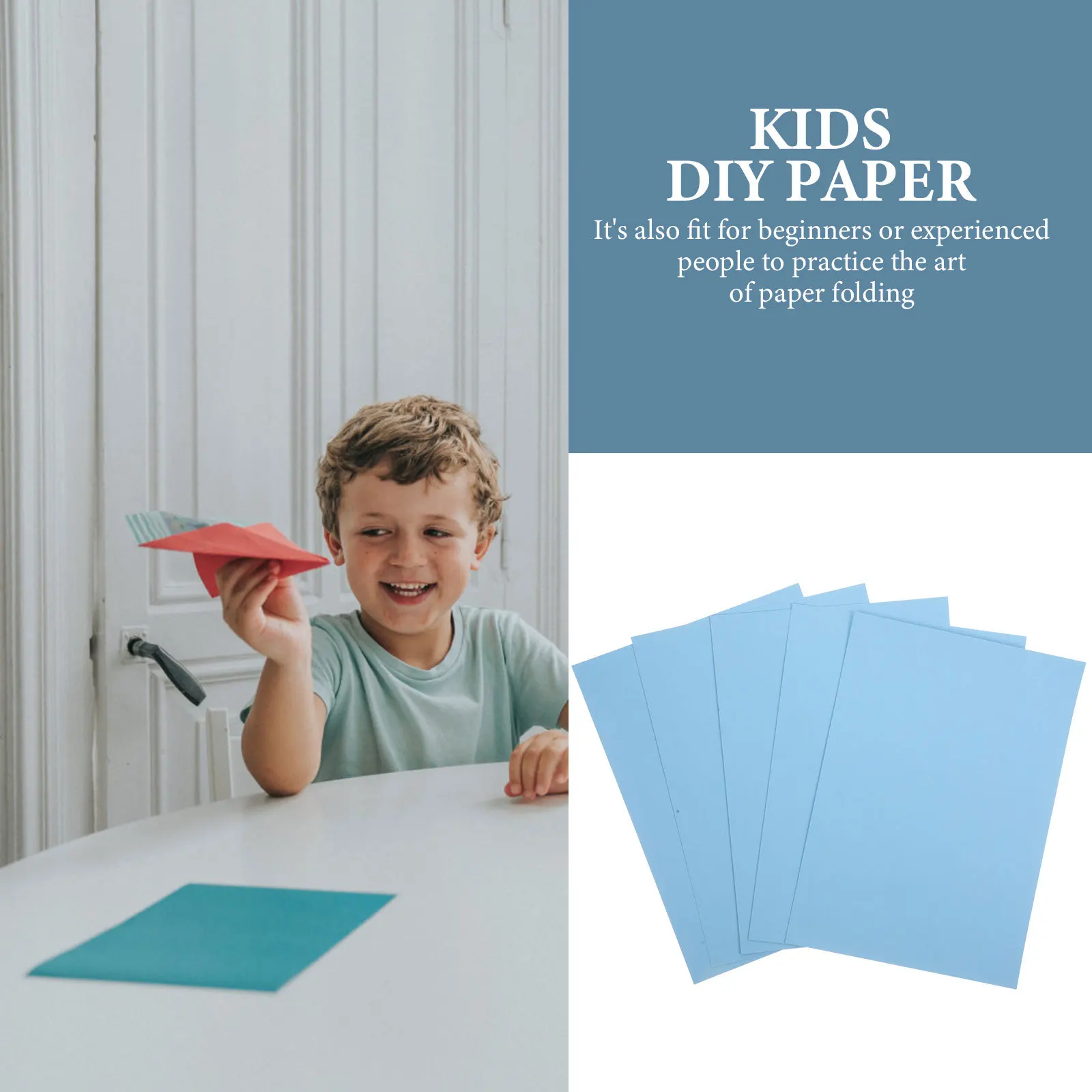 

20 Sheets Thick Double-Sided Origami Paper Colored Cardstock for DIY Kids Handcraft Folding Art Printing Paper
