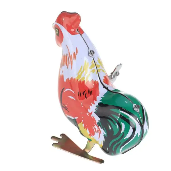 Wind Up Chick Rope Toy Simulation Chick Model Collectible Gift Windup Toy Bird for Home Decor