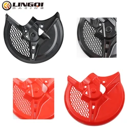 LYNNCHI Motorcycle Front Brake Disc Guard Plastic Protector Calipers Cover For  CRF250R CRF250RX CRF450RX KAYO K6-R Parts