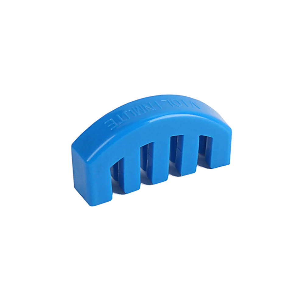 

Blue Violin Mute 48mm Rubber Silent Practice Accessories Decrease Sound Maintain Quality Easy Replacement