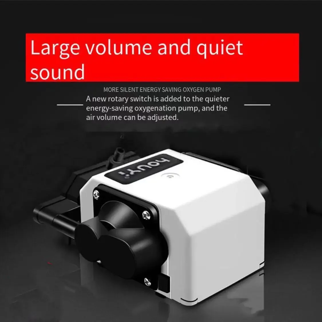 High-power fish tank oxygen pump ultra-quiet air compressor large volume air pump deep water special aquarium accessories220V25W