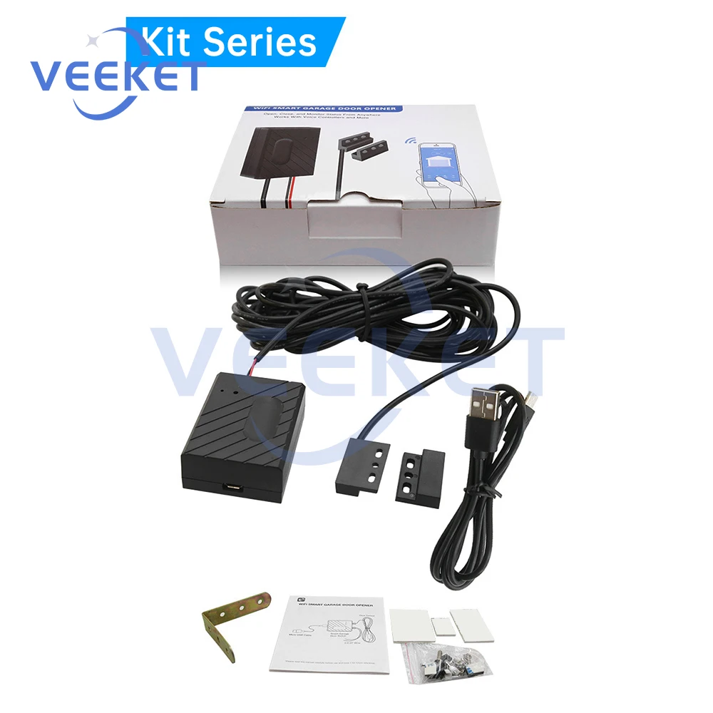 Smart Garage Türöffner DC5V Handy Fernbedienung Tuya Smart Life App Controller Unterstützung Alexa & Google Assistent Keine Hub erforderlich