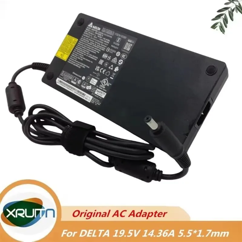 

Оригинальное зарядное устройство переменного тока 280 Вт для ACER 19,5 В 14,36 А 280,02 Вт 5,5x1,7 мм DELTA ADP-280DB B Блок питания для ноутбука