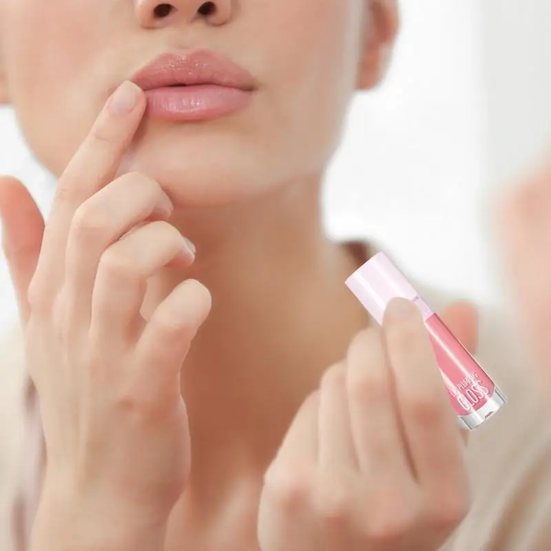 Specchio acqua lucidalabbra lucido rimpolpante rossetto liquido ad alta saturazione di colore strumento per il trucco delle labbra per la festa al coperto di notte di lavoro