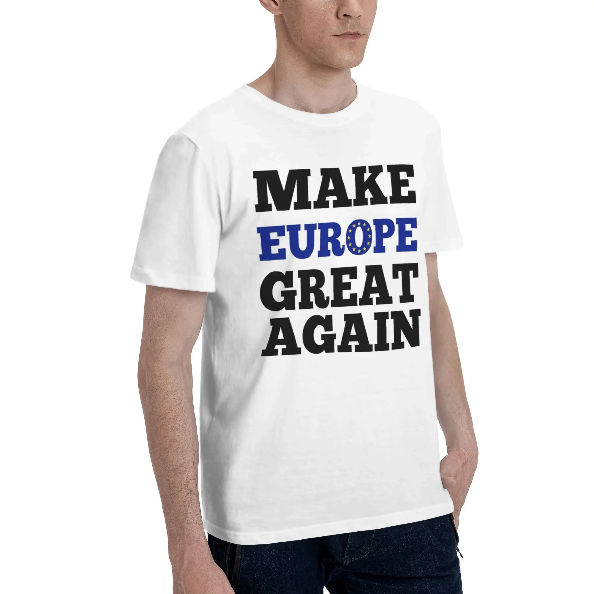 Make Europe Great Again mega Tee Shirt for Men Women Print T Shirts  Cotton Clothing