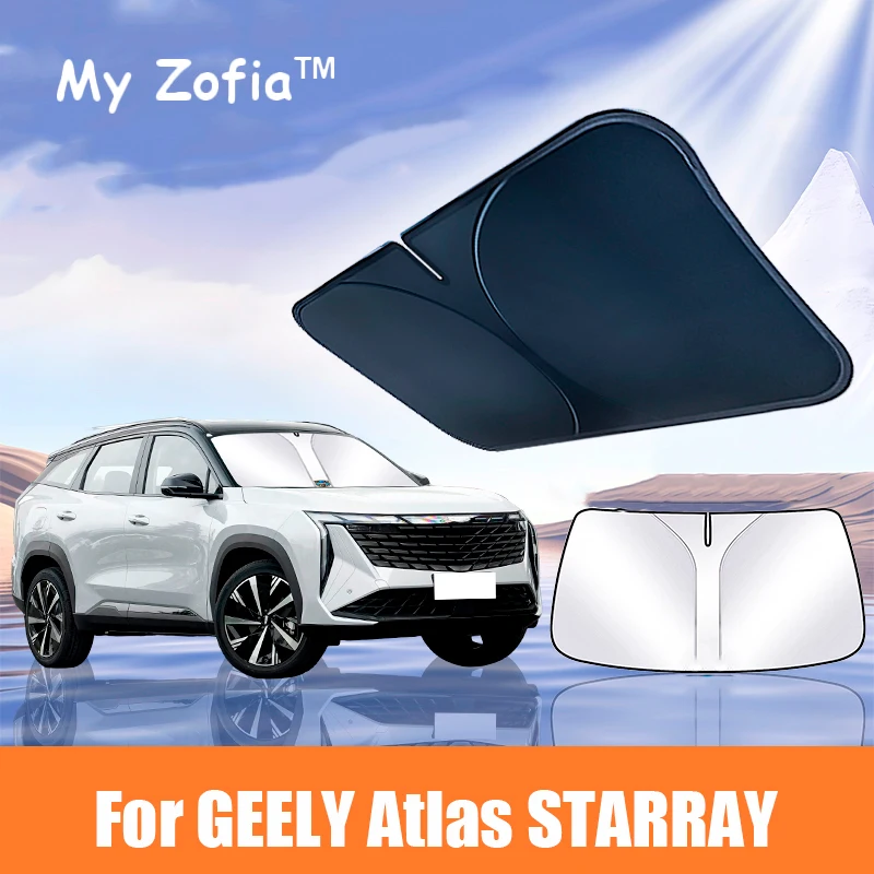 

For Geely Starray Boyue L Atlas 2023 2024 2025 Car Windshield Sunshade Cover Anti UV Protection Auto Parts Accessories