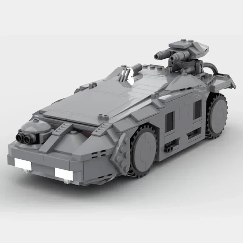 Bloques de construcción Moc para niños, juguete de ladrillos para armar nave militar Alien, UD-4L Cheyenne con tecnología M577 Apc, ideal para regalo de Navidad