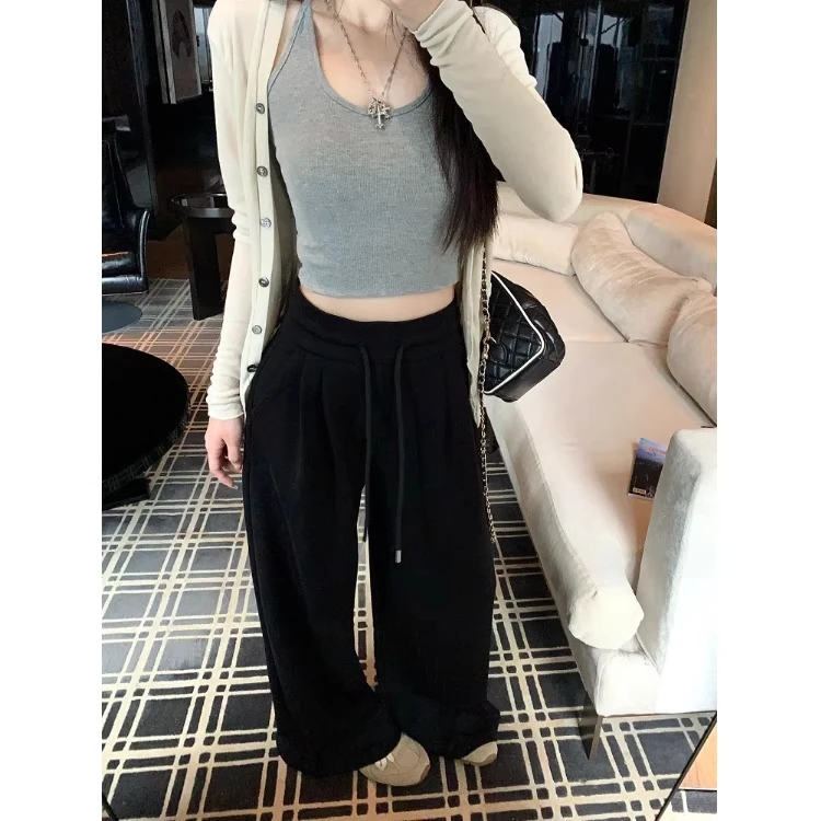 Pantalon femme Y2K femme extérieur Cargo Style randonnée multi-poches Ripstop cordons réglable élastique Streetwear Cool