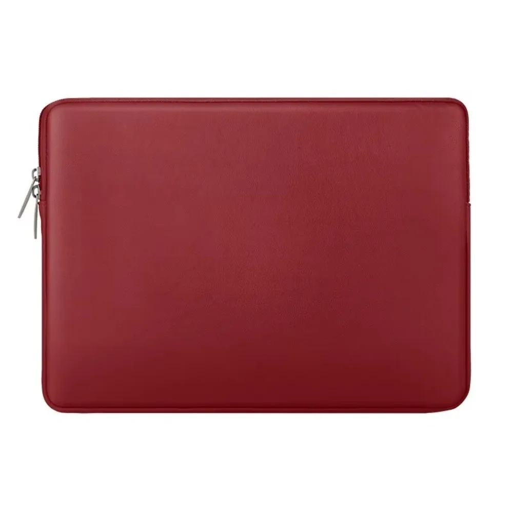 High-End 13/15.6 Inch Computer Bag Anti Fall Liner Bag Laptop Protection Cover PU Leather Laptop Sleeve Case Storage Tablet