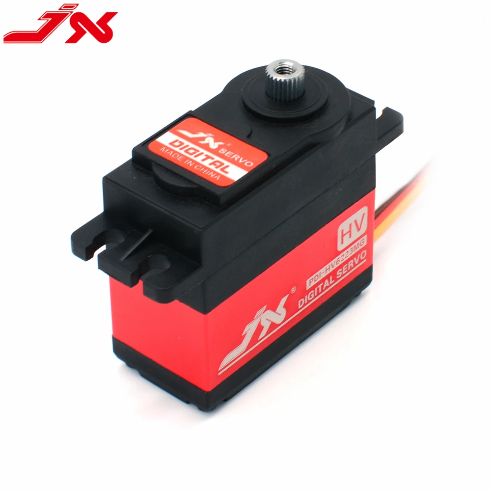 JX PDI-HV6223MG 62g 23kg.cm@8.4V High Precision Metal Gear Digital HV Standard Servo for 1/8 1/10 RC Cars Robot Airplane Drone