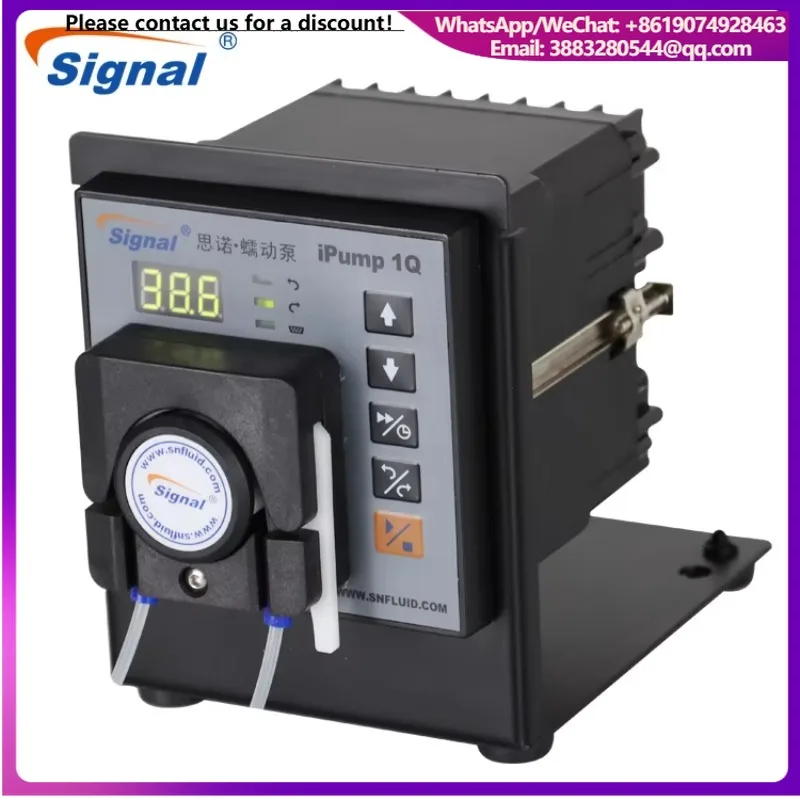 China Factory Supply High Quality AC90-260V SIGNAL Ipump1Q+TH10 Adjustable Stepper Motor Low Pressure OEM Peristaltic Pumps