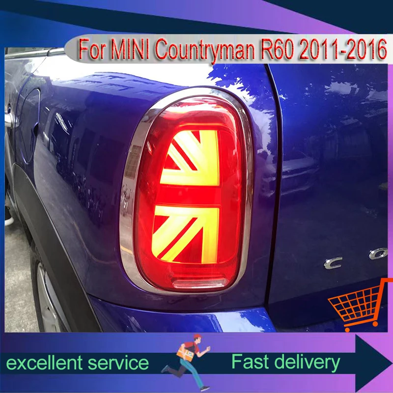 

Car Styling For BMW MINI 2011-2016 Countryman R60 Tail Lamp DRL Rear Light Dynamic Turn Signal LED Reversing Auto Accessories