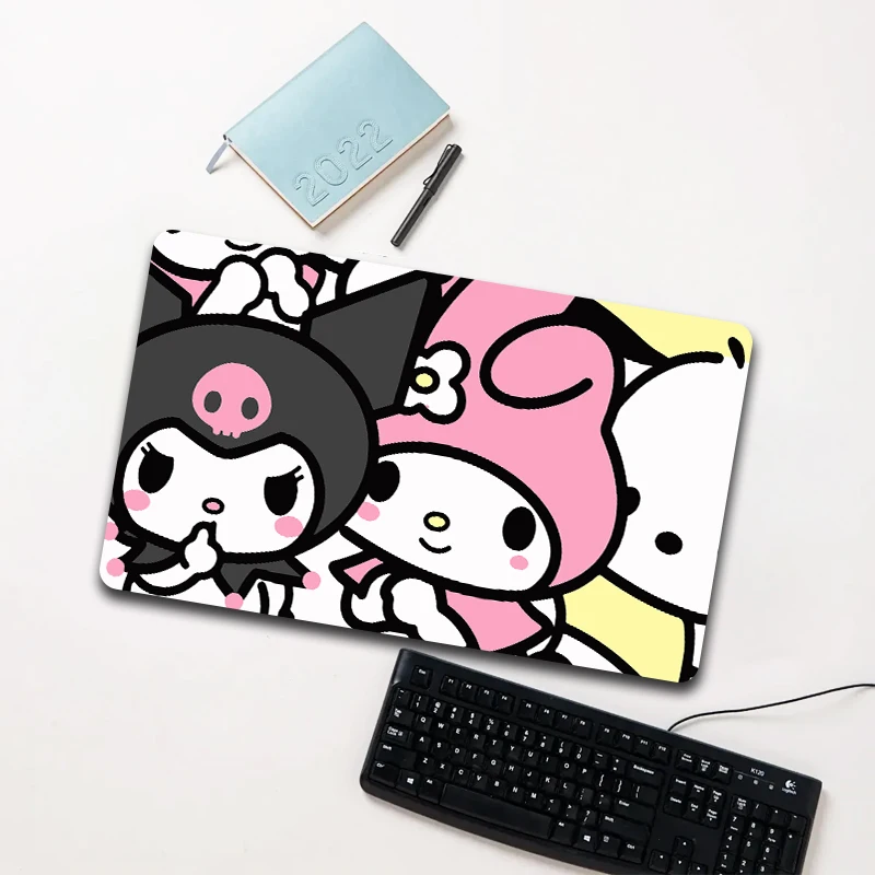 

Sanrio Kuromi My Melody Mouse Pad Large Non-slip Waterproof Desk Mat for Laptop Office